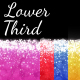 Falling Glitter Lower Third - VideoHive Item for Sale