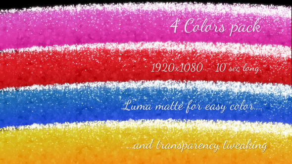 Falling Glitter Lower Third alt