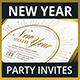 New Year Party Invites - GraphicRiver Item for Sale