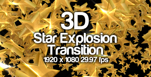 Star 3D Explosion Transition alt