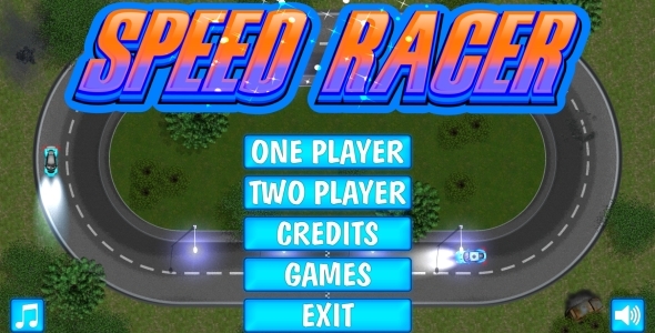 SPEED RACER - Gra mobilna HTML5 w FULL HD + 3D + Android AdMob (Construct 3 | Construct 2 | Capx)