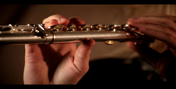 Flute Playing Close Up