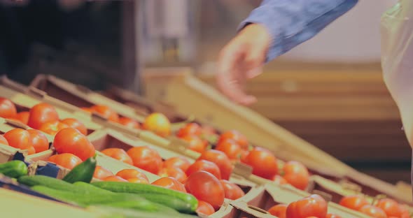 Vegetables are on the Counter