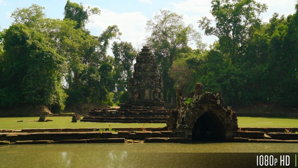 Neak Pean or Neak Poan Temple in Siem Reap, Cambodia