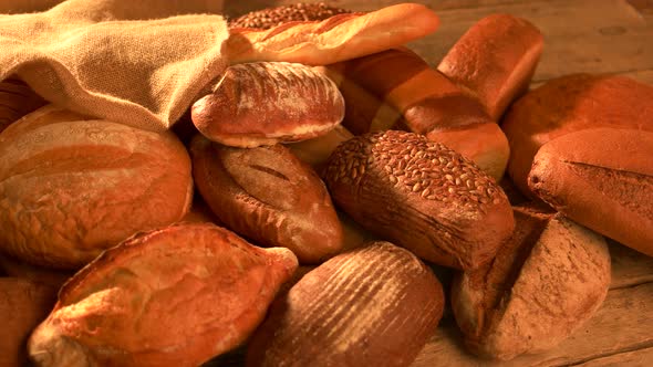 Variety of Loaves of Bread