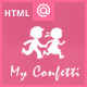 My Confetti - Kids Party Planner HTML Template - ThemeForest Item for Sale
