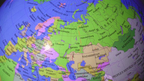 Political Globe Of The Earth. alt