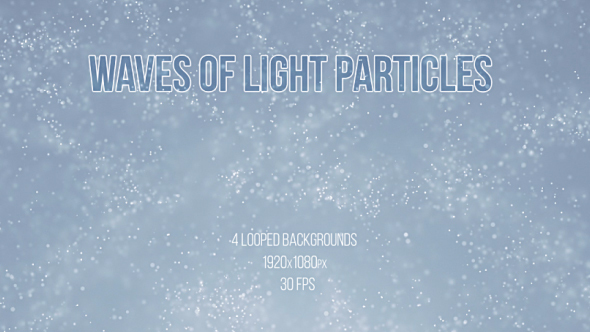 Waves Of Light Particles