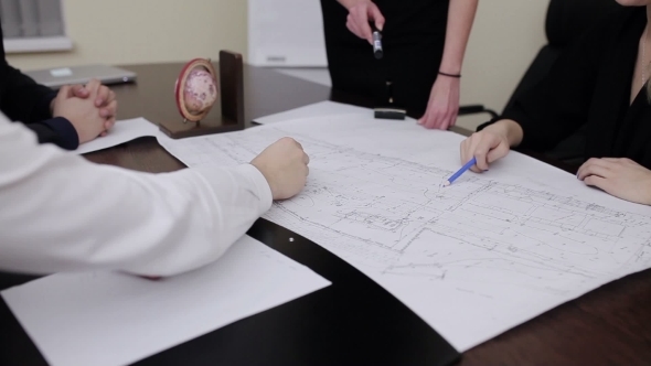 Architects Discussing a New Project