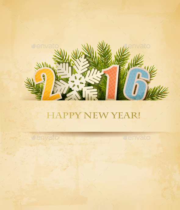 New Year Design Template