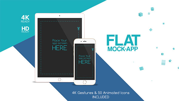 Flat Mock App Commercial