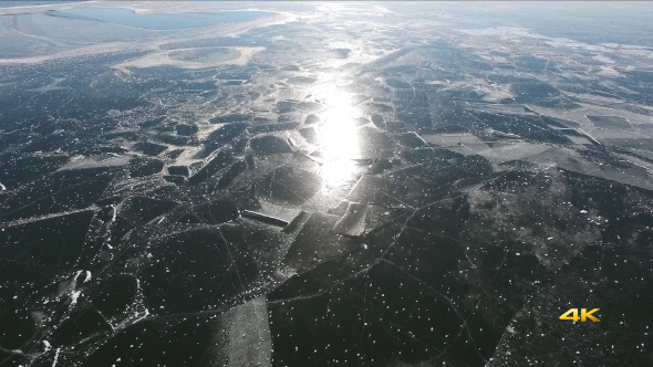 Aerial Sea Ice