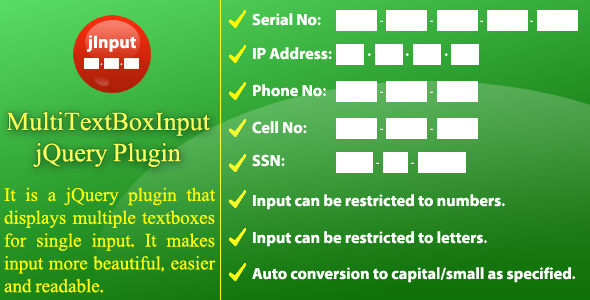 Multi Text Box Input – jQuery Plugin