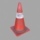 Low Poly Game Ready Street Cone - 3DOcean Item for Sale