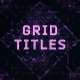 Grid Titles - VideoHive Item for Sale