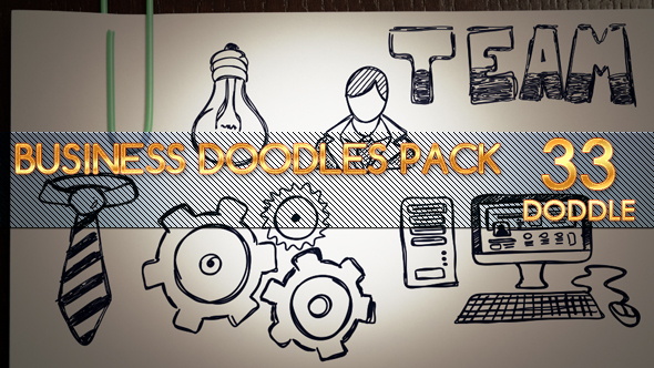 Animated Business Doodles Pack