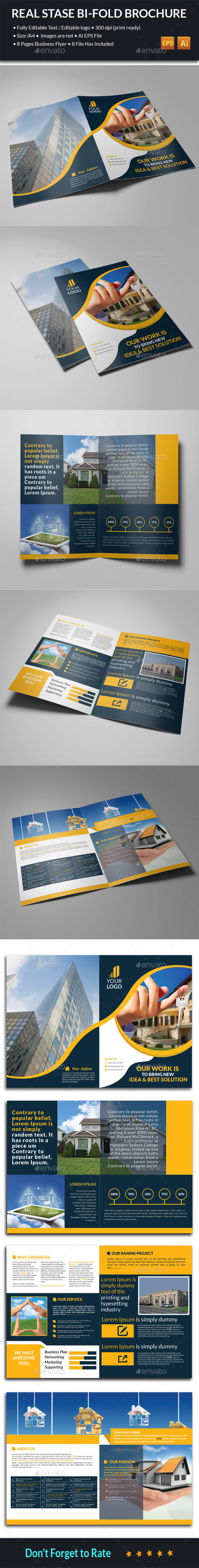 Real State Bi-Fold Brochure