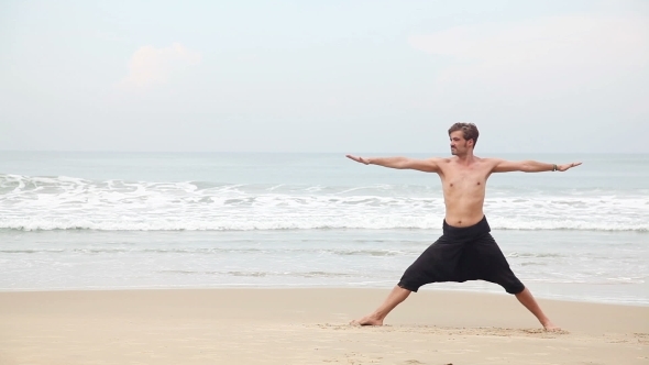 Yoga On The Beach