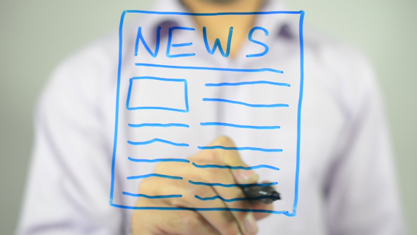 NEWS, Concept Illustration alt