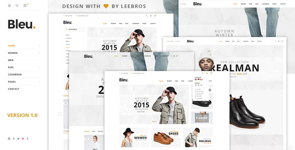 Bleu - Fashion Store HTML Template