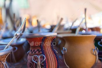 tand in Puente del Inca (Inca Bridge), Buenos Aires, Argentina (Selective focus)