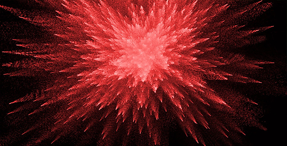 Red Particles Explosion alt