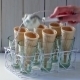 Female Hand Puts Ice Cream In Cones - VideoHive Item for Sale