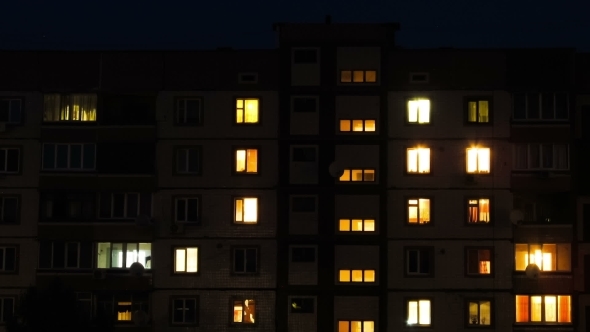 Time Lapse Of Multistorey Building With Changing