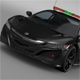 Honda NSX 2016 Safety Car - 3DOcean Item for Sale