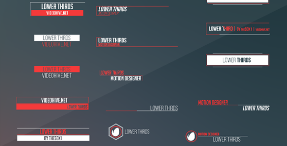 Modern Lower Thirds alt
