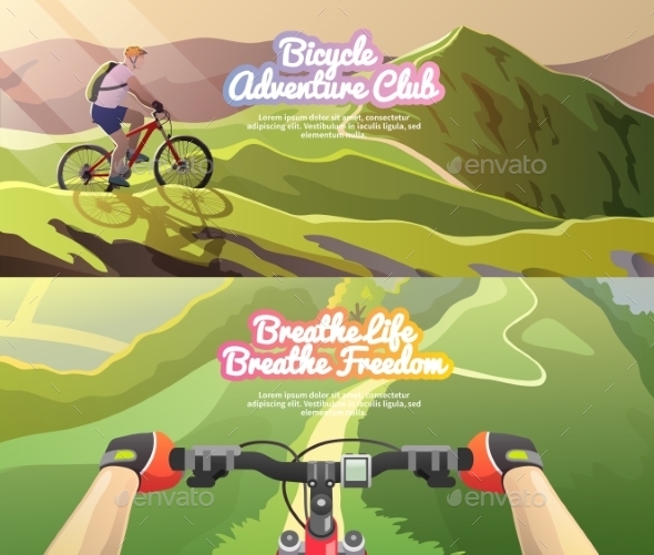 Mountain Biking Banners