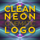 Clean Neon Cinematic Logo - VideoHive Item for Sale