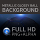 Metallic Glossy Ball Background - VideoHive Item for Sale