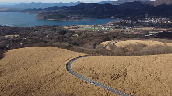 Skyline Aerial view in Mt. Fuji