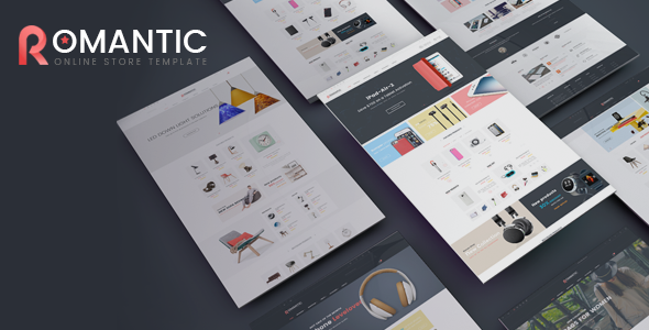 Electronics Fashion Store HTML Template - Romantic