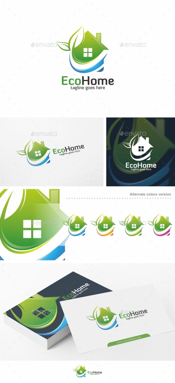 Eco Home / House - Logo Template