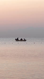 Seascape on the Beach Near the Coast in Turkey Vertical Video