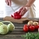 Woman Slice Paprika - VideoHive Item for Sale
