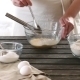 Woman Mixes Ingredients For Sponge Cake - VideoHive Item for Sale