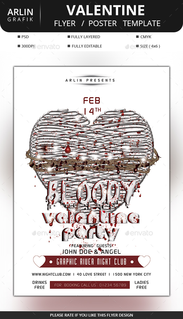 Bloody Valentine Flyer