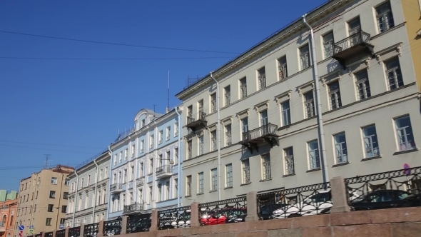 Streets And Homes In European City