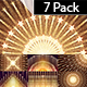Golden Stars and Particles Event Background-7 Pack - VideoHive Item for Sale