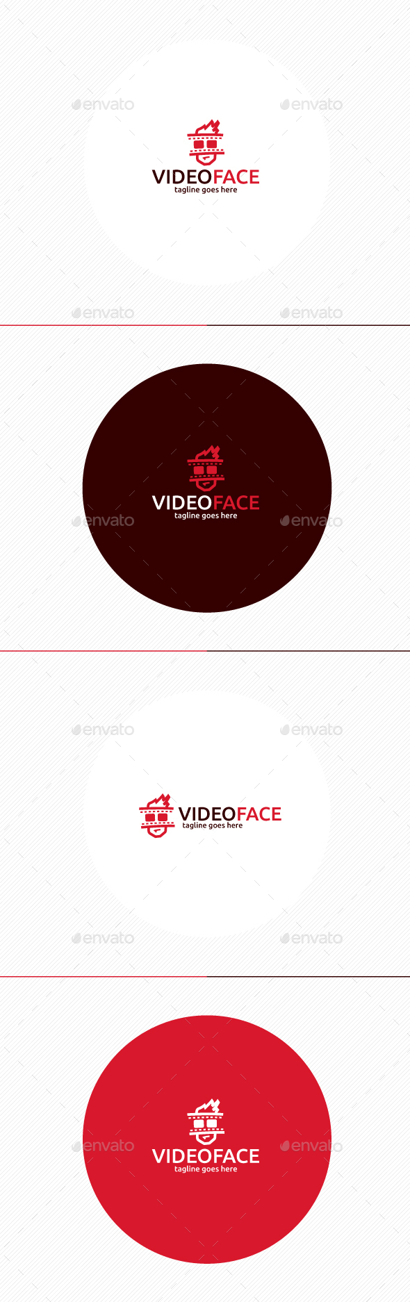 Video Face Logo