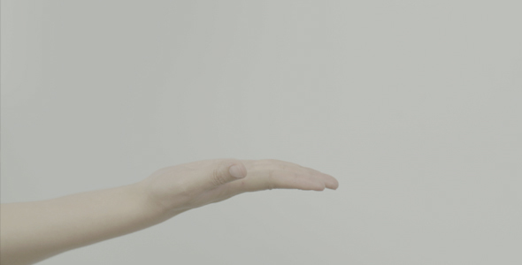 Put Your Text  Empty Hand Up