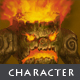 Burning Treant - Character Sprite - GraphicRiver Item for Sale