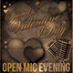 Valentine Day Open Mic Flyer Template  - GraphicRiver Item for Sale