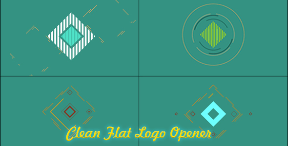 Clean Flat Logo Opener alt