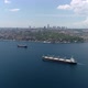 Aerial View Of Cargo Ship In The Sea - VideoHive Item for Sale