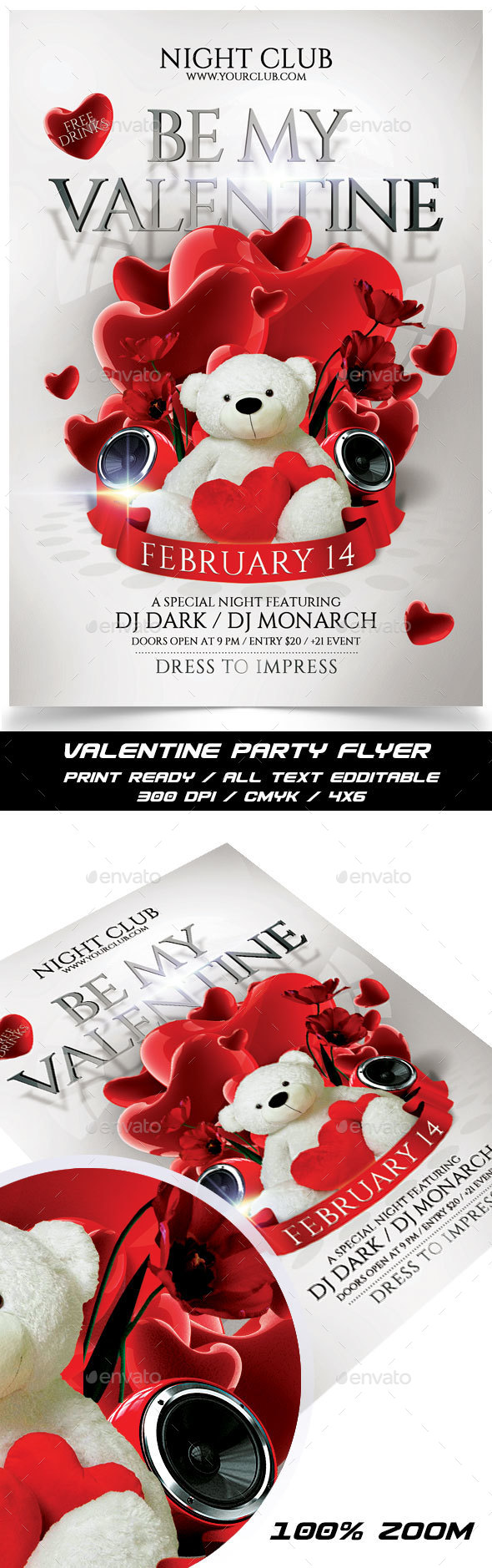 Be My Valentine Flyer