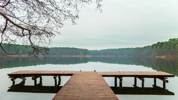 Pier On The Lake